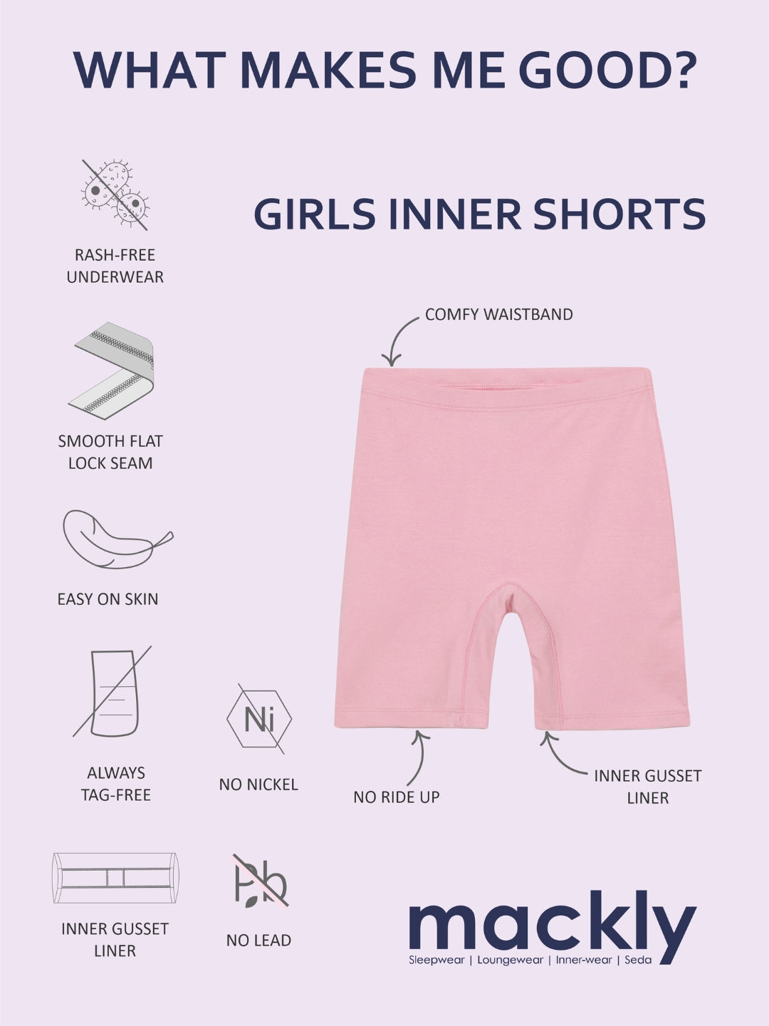 GIRLS INNERSHORTS, BEIGE